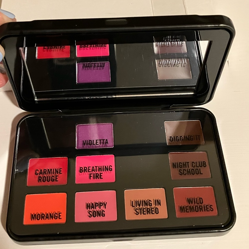 MAC cosmetics collab with Jeremy Scott mixed tape lipstick palette